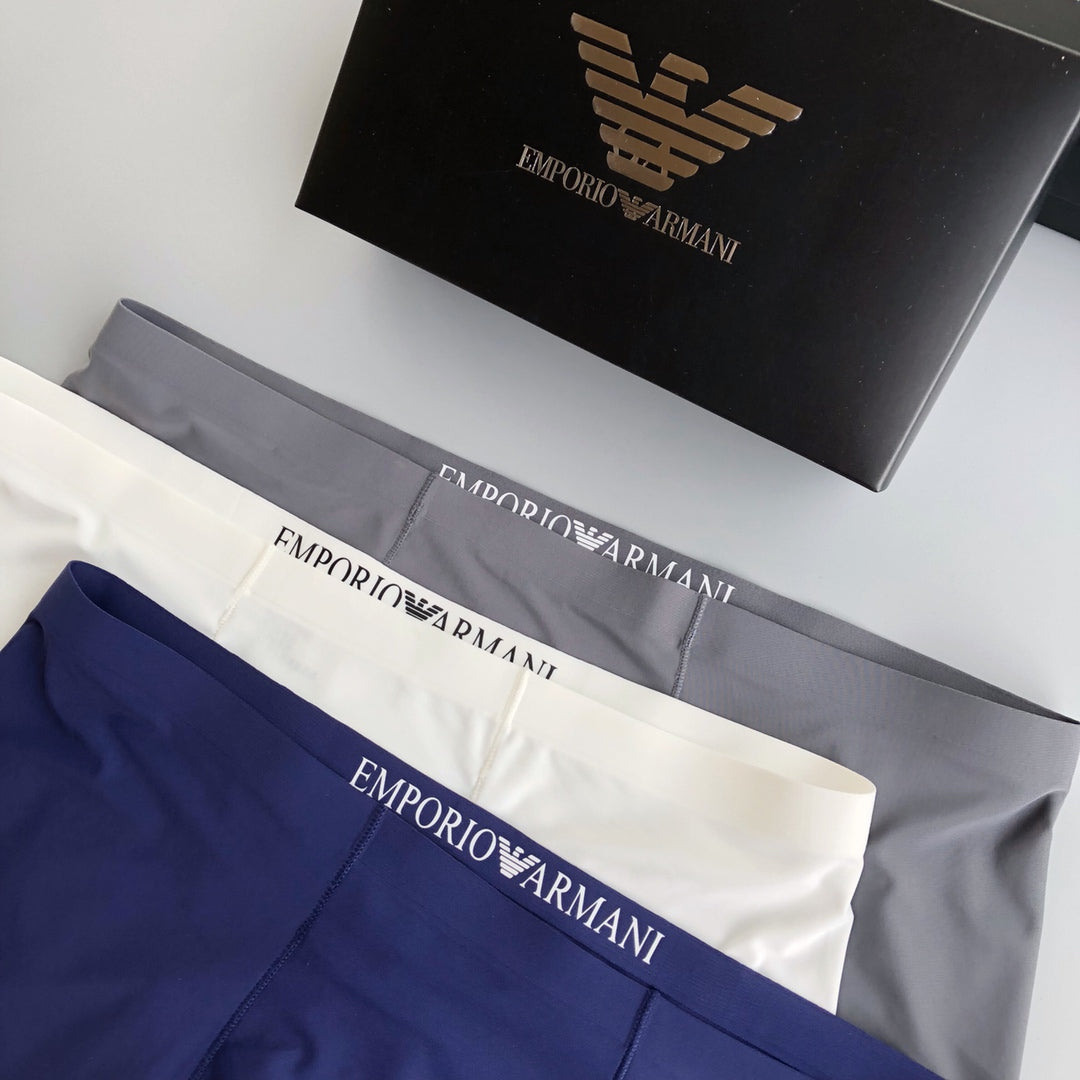 Armani Eagle Men's Boxer Briefs - 3-Piece Box