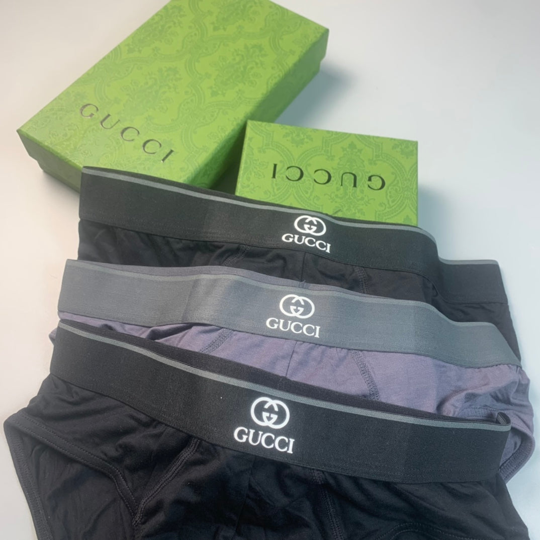Gucci Small Emblem Men's Briefs - 3-Piece Box