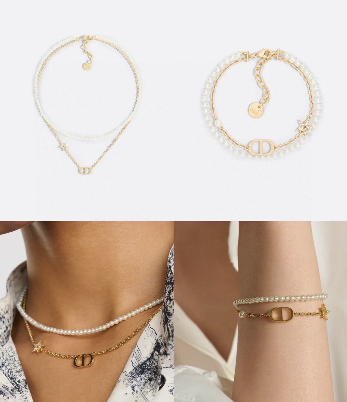 Martin Graham pendant necklace in polished metal-tone – detail view