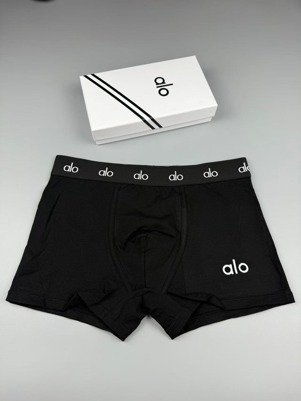 Alo Cotton Men's Boxer Briefs - 3-Piece Box