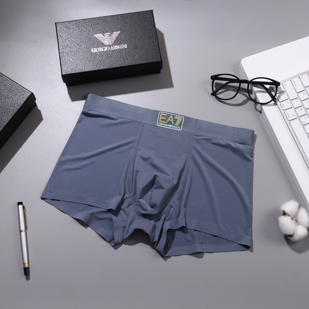 Armani Ea7 Patch Men's Boxer Briefs - 3-Piece Box