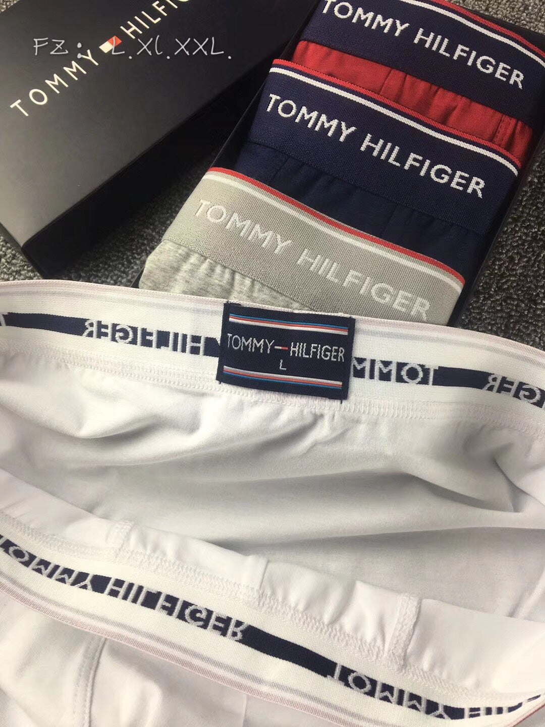 Tommy Hilfiger Classic Logo Boxer Briefs - Box of 3
