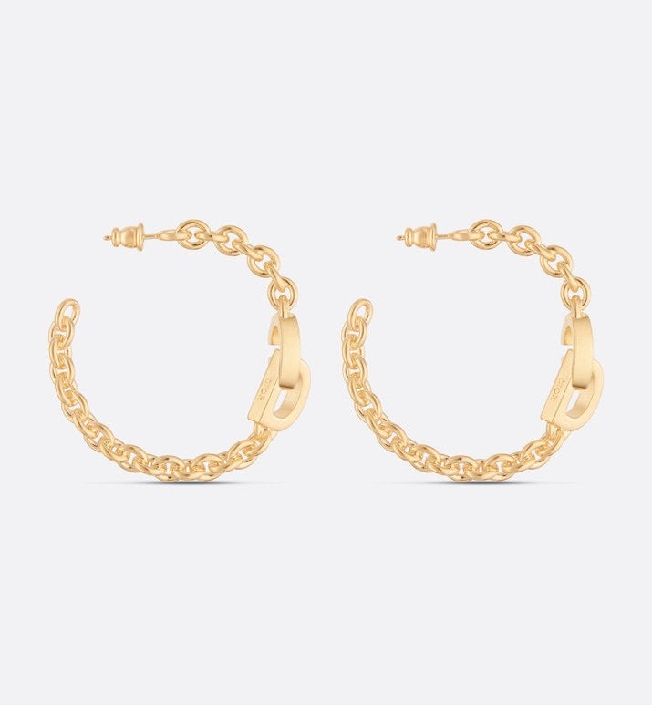 Martin Graham earrings in polished metal-tone – detail view