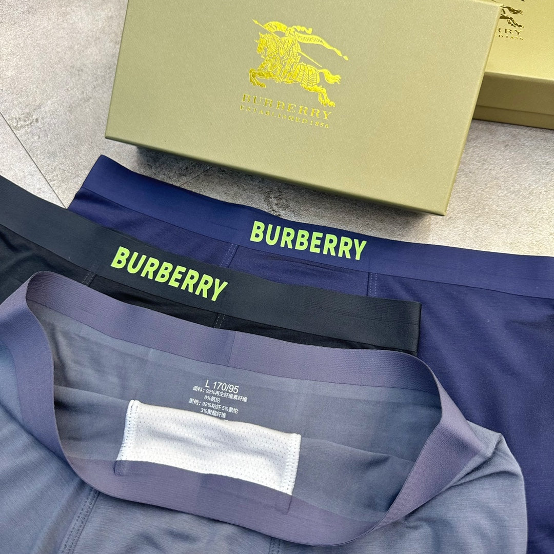 Burberry Modal Men's Boxer Briefs - 3-Piece Box - Sizes L-XXXL