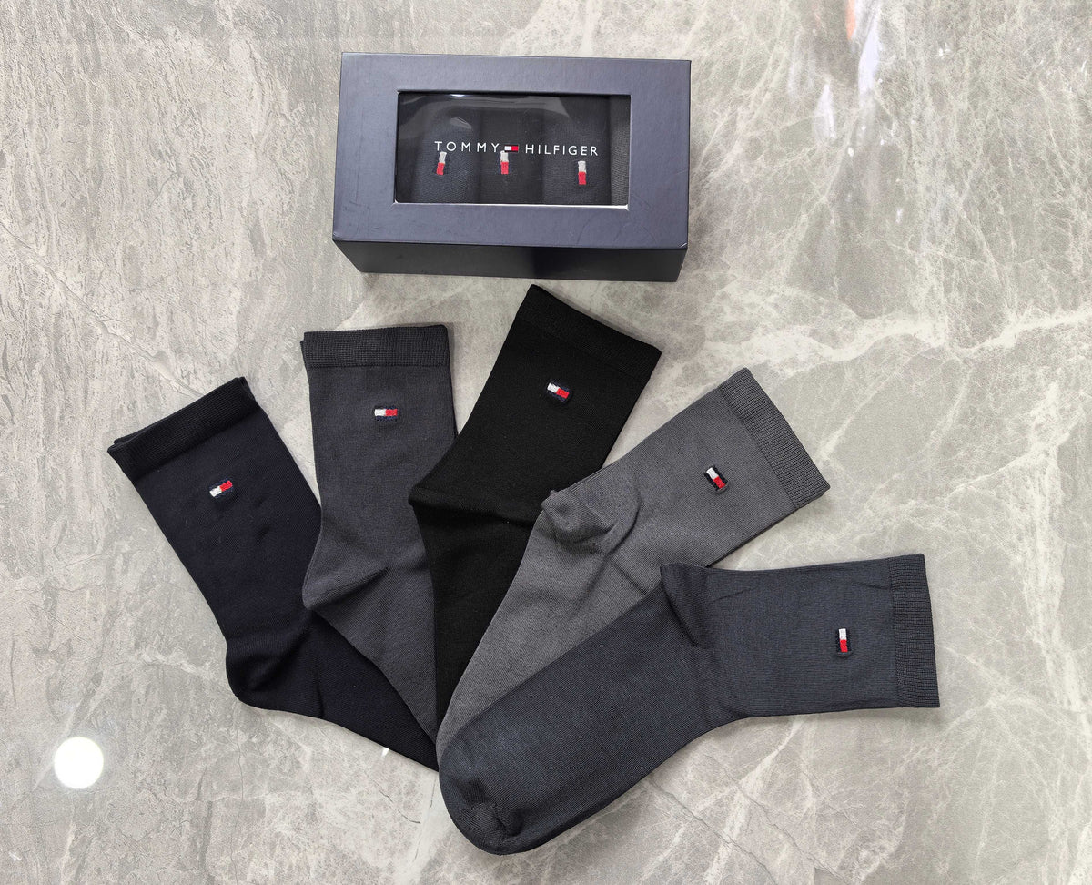Tommy Hilfiger Business Crew Socks - 5-Pair Box