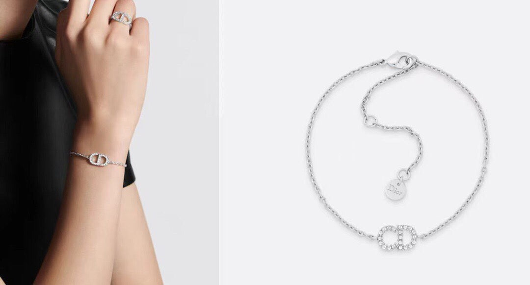 Martin Graham bracelet in polished metal-tone – detail view
