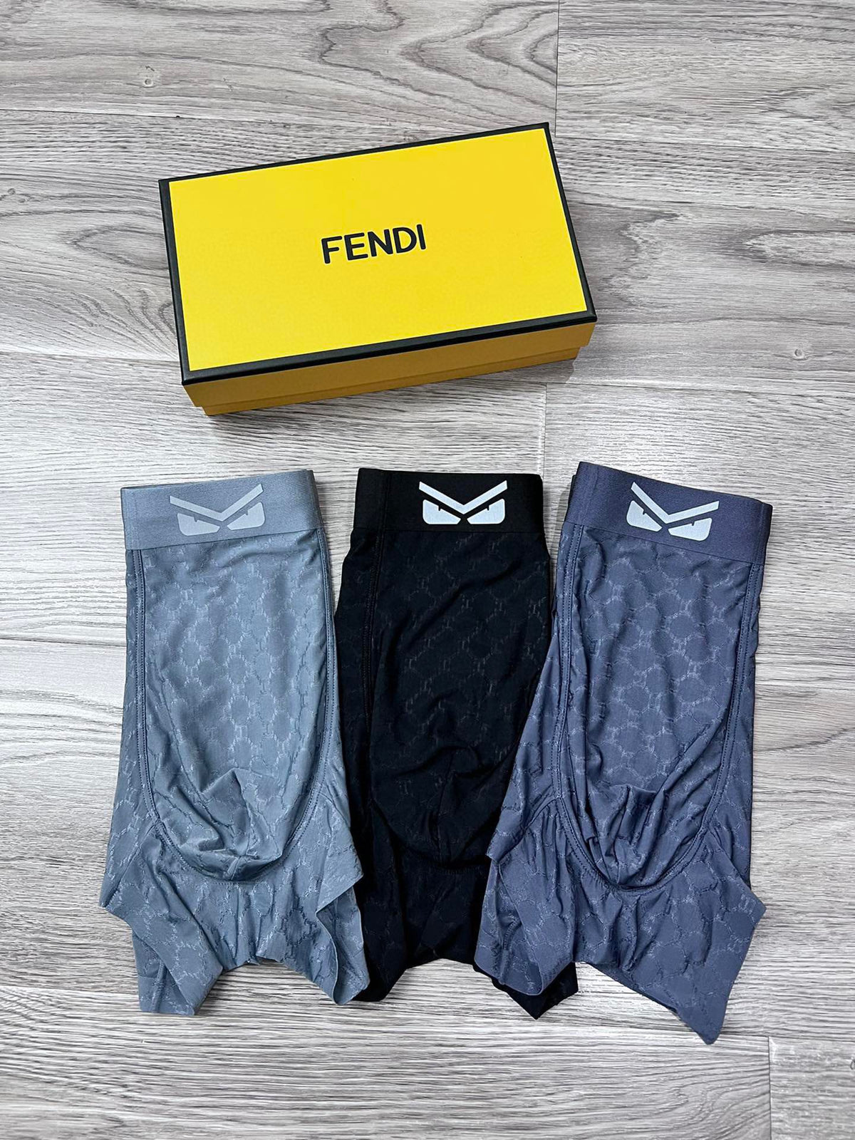 Fendi Small Eye Men's Boxer Briefs - 3-Piece Box