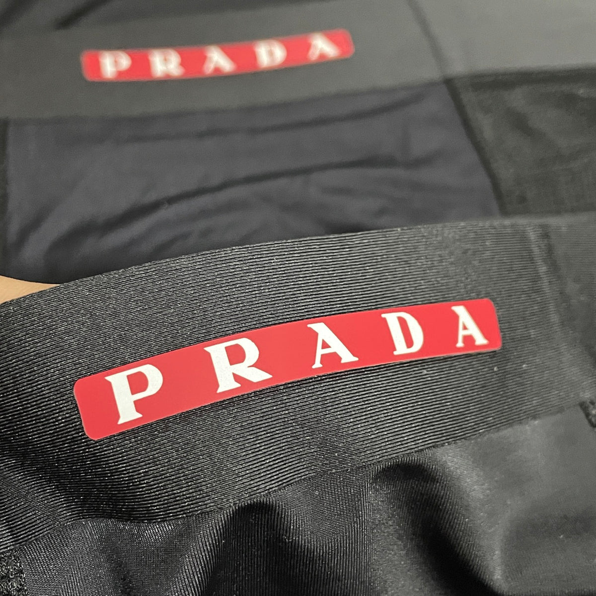 Prada Black Men's Boxer Briefs - 3-Piece Box