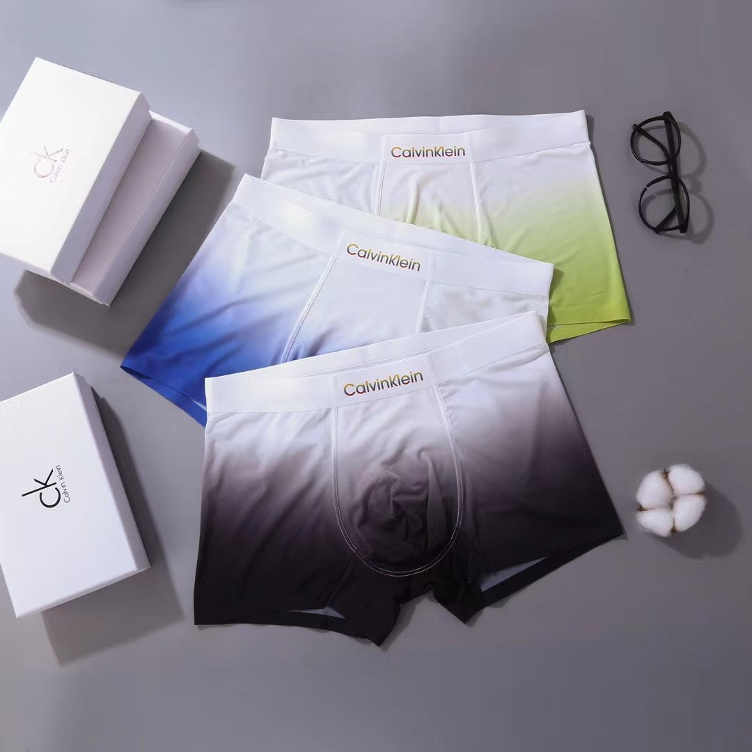 Calvin Klein Broad Logo Waistbands Men's Boxer Briefs - 3-Piece Box