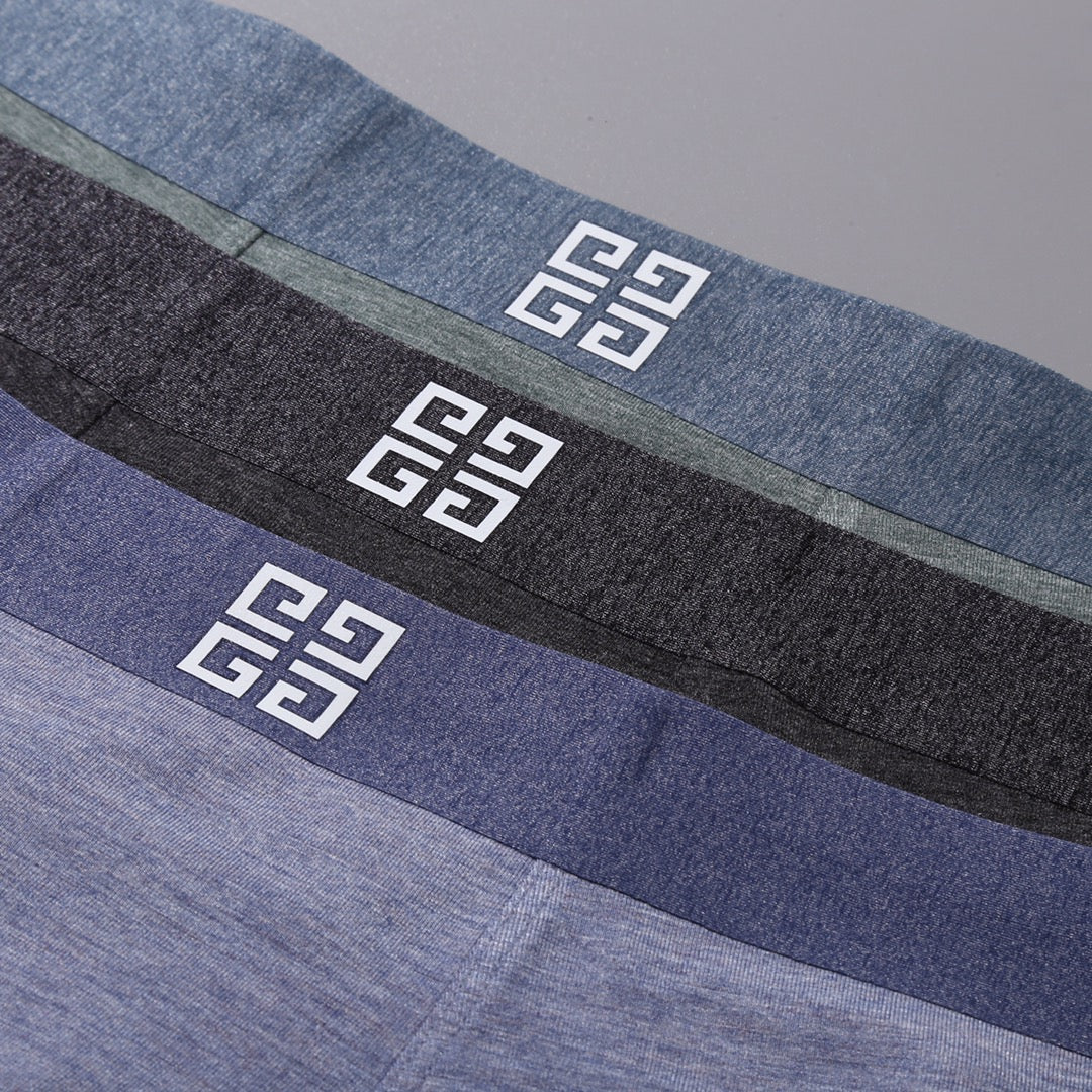 Givenchy 4G Logo Regenerated-Fiber Boxer Briefs - Box of 3