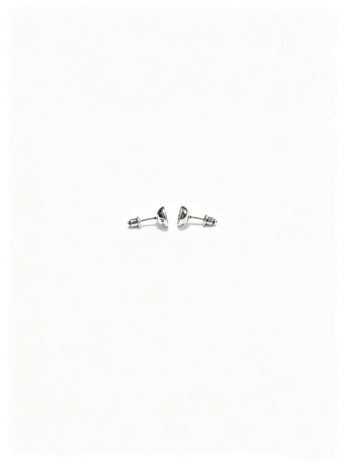 Martin Graham earrings in polished metal-tone – side detail