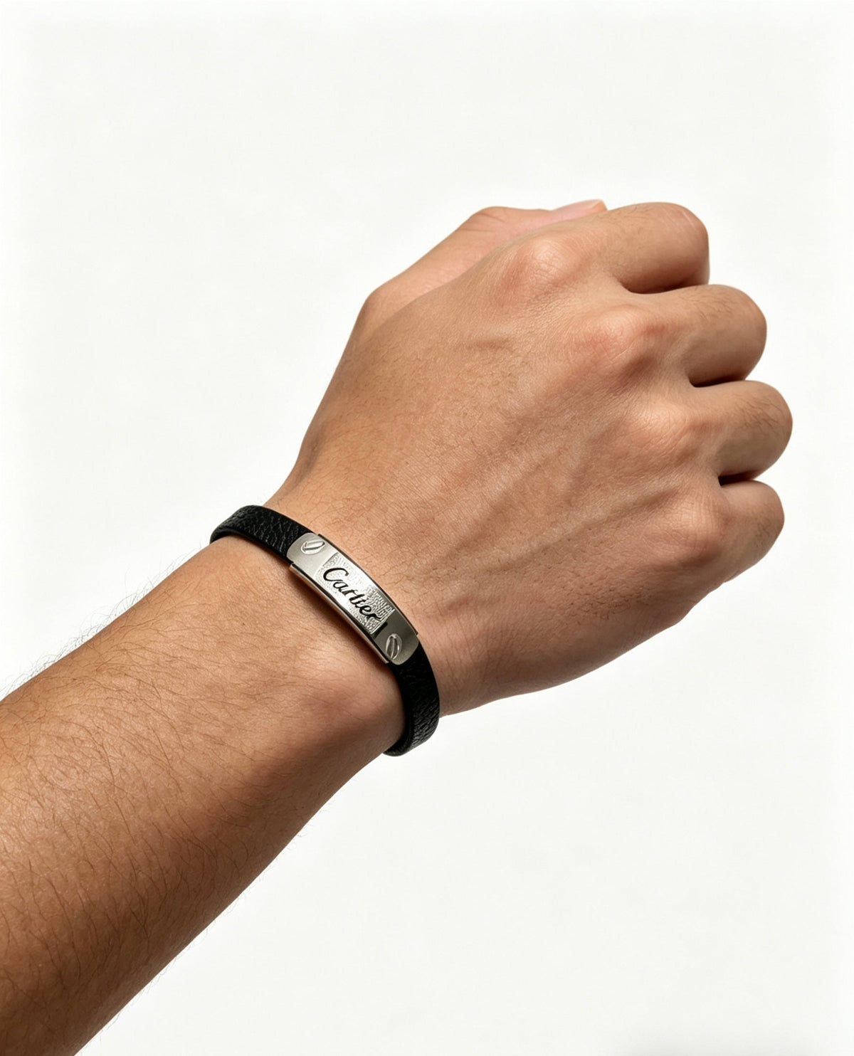 Martin Graham bracelet in polished metal-tone – side detail