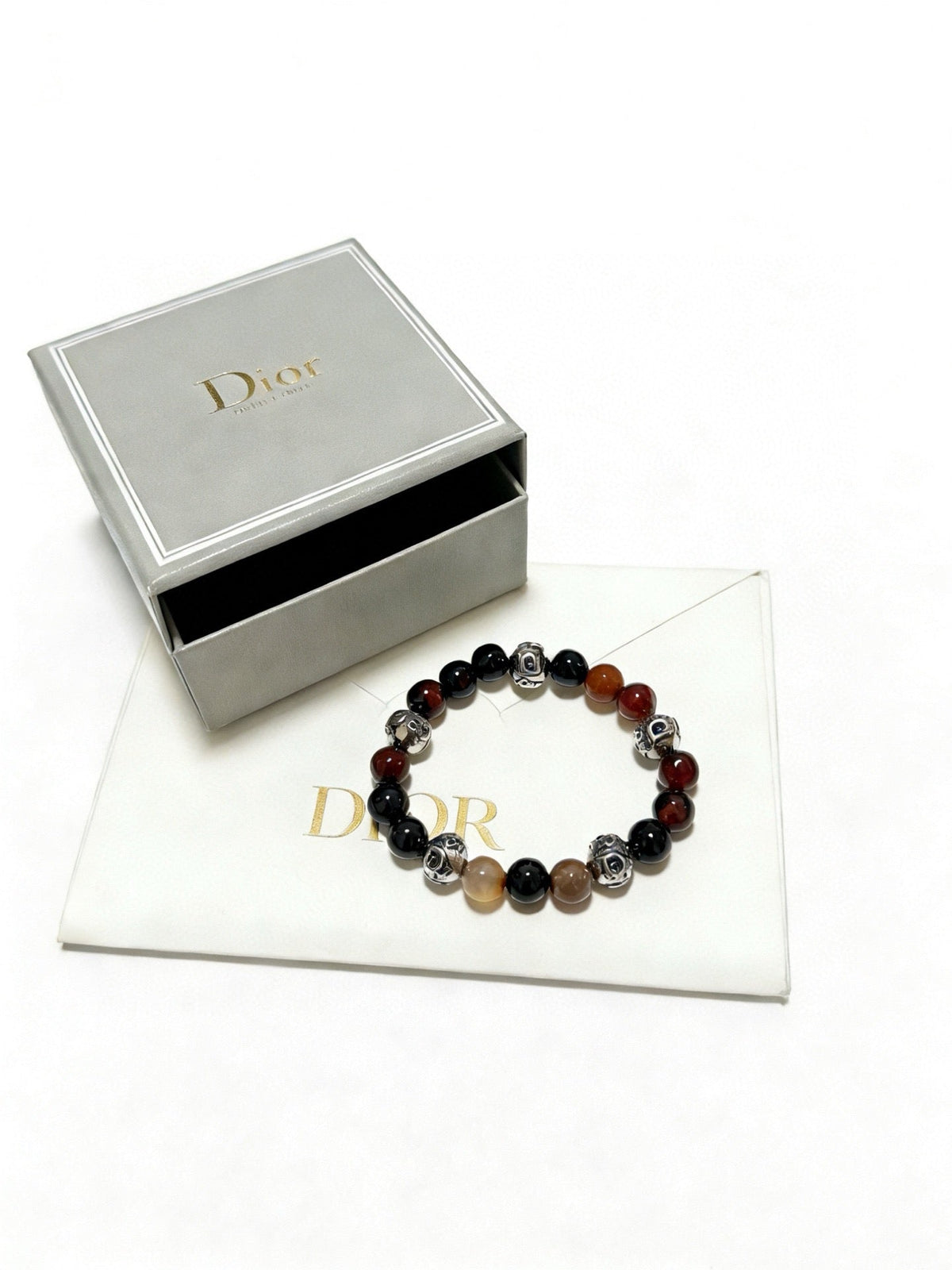 Martin Graham bracelet in polished metal-tone – side detail
