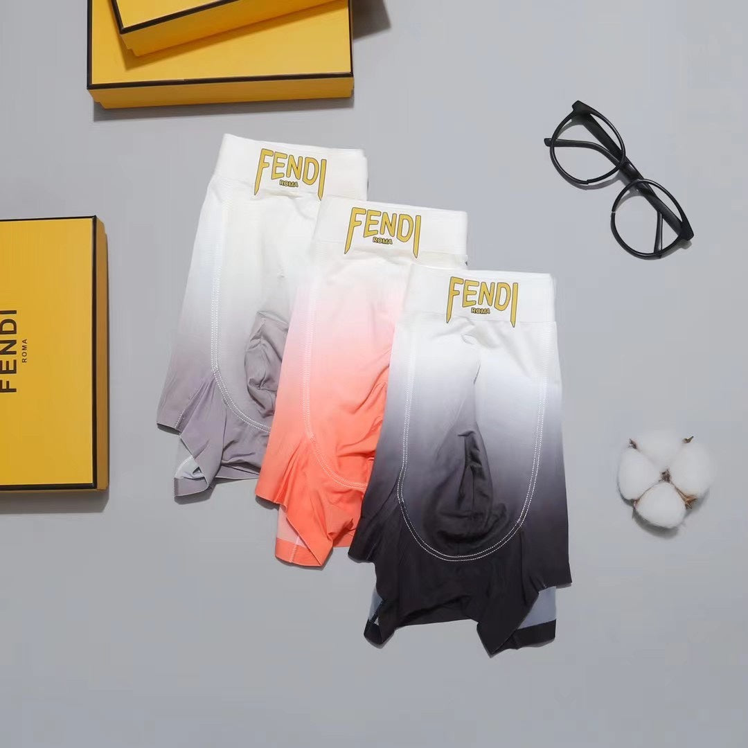 Fendi Gradient Men's Trunk Underwear - 3-Piece Box