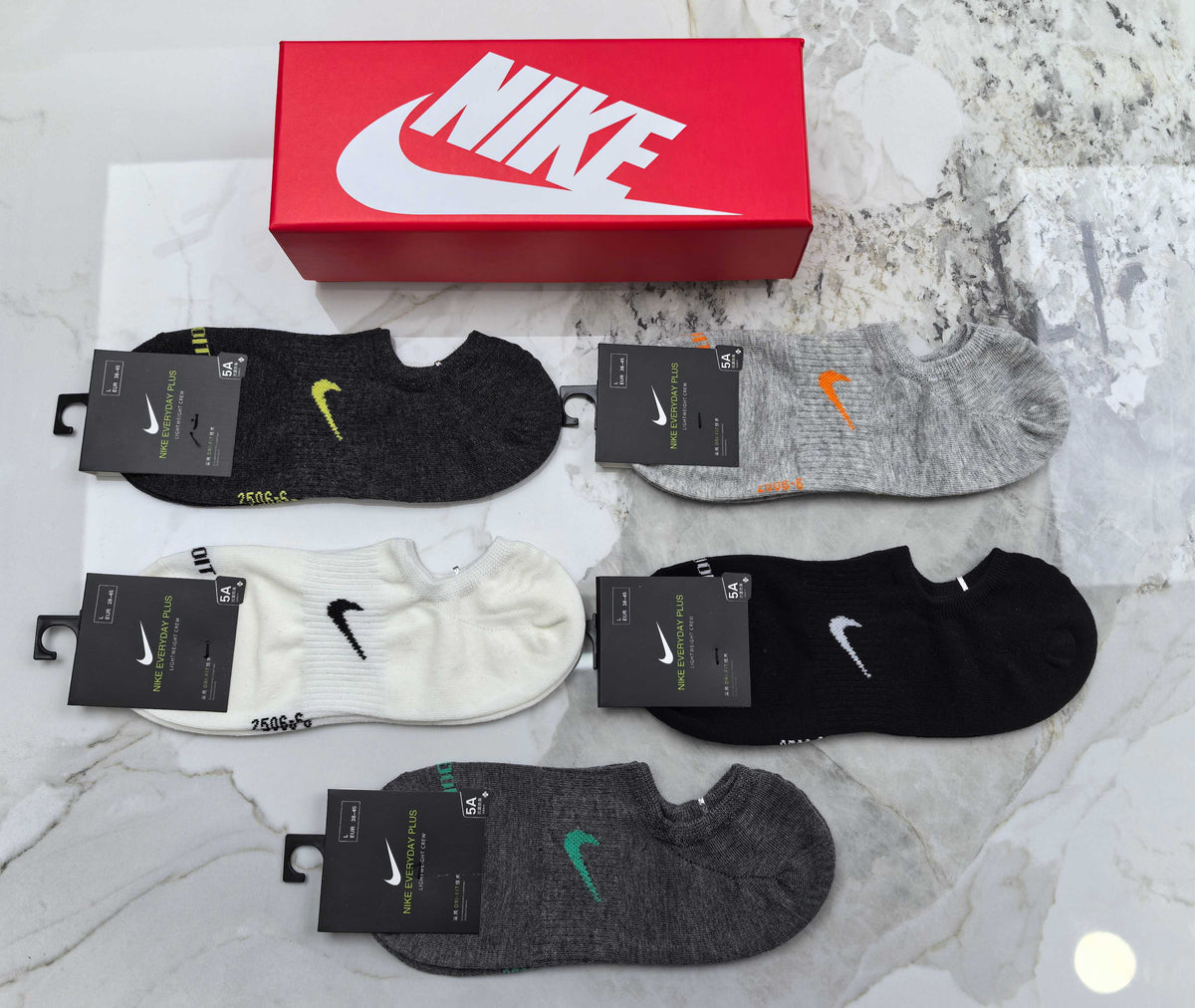 Nike Cotton Stay-Put Heel Low-Cut Socks