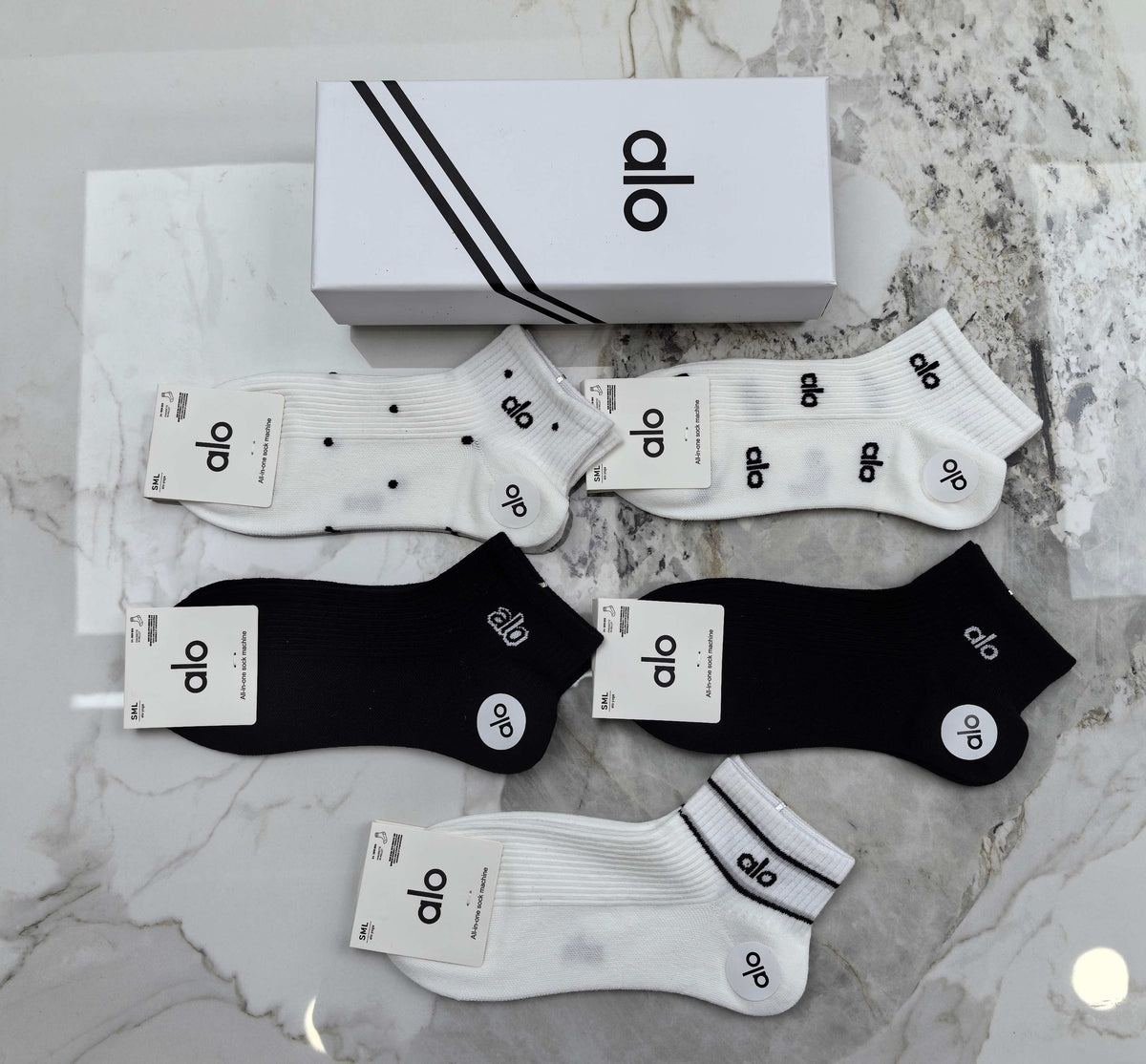 Alo No-Show Socks - 5-Pair Set