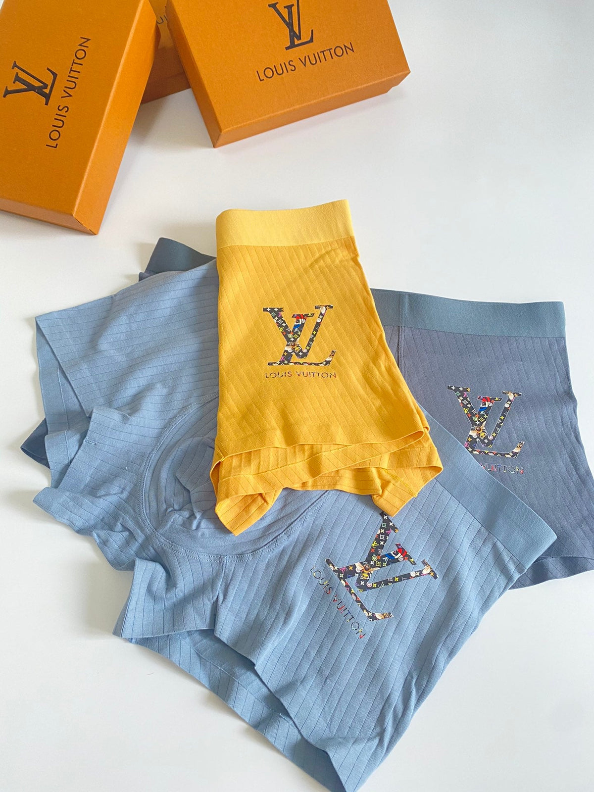 Louis Vuitton Odell Men's Boxer Briefs - 3-Piece Box - Sizes L-XXXL