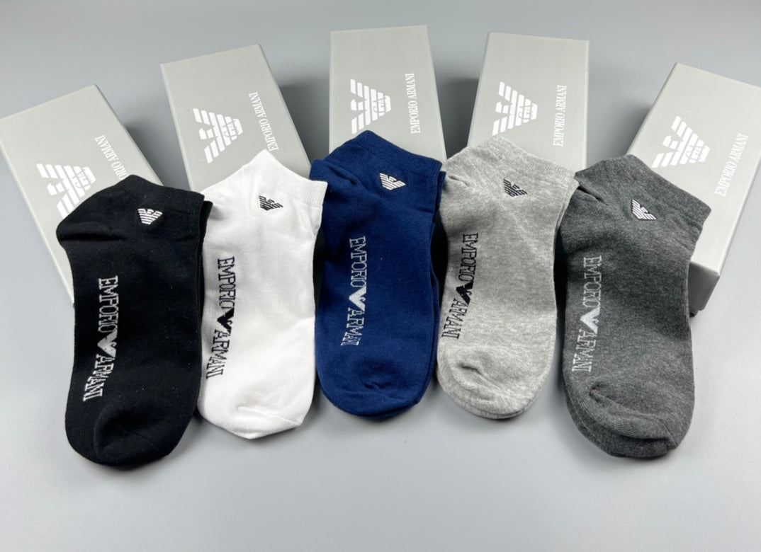 Emporio Armani Cotton Socks - 5-Pair Set