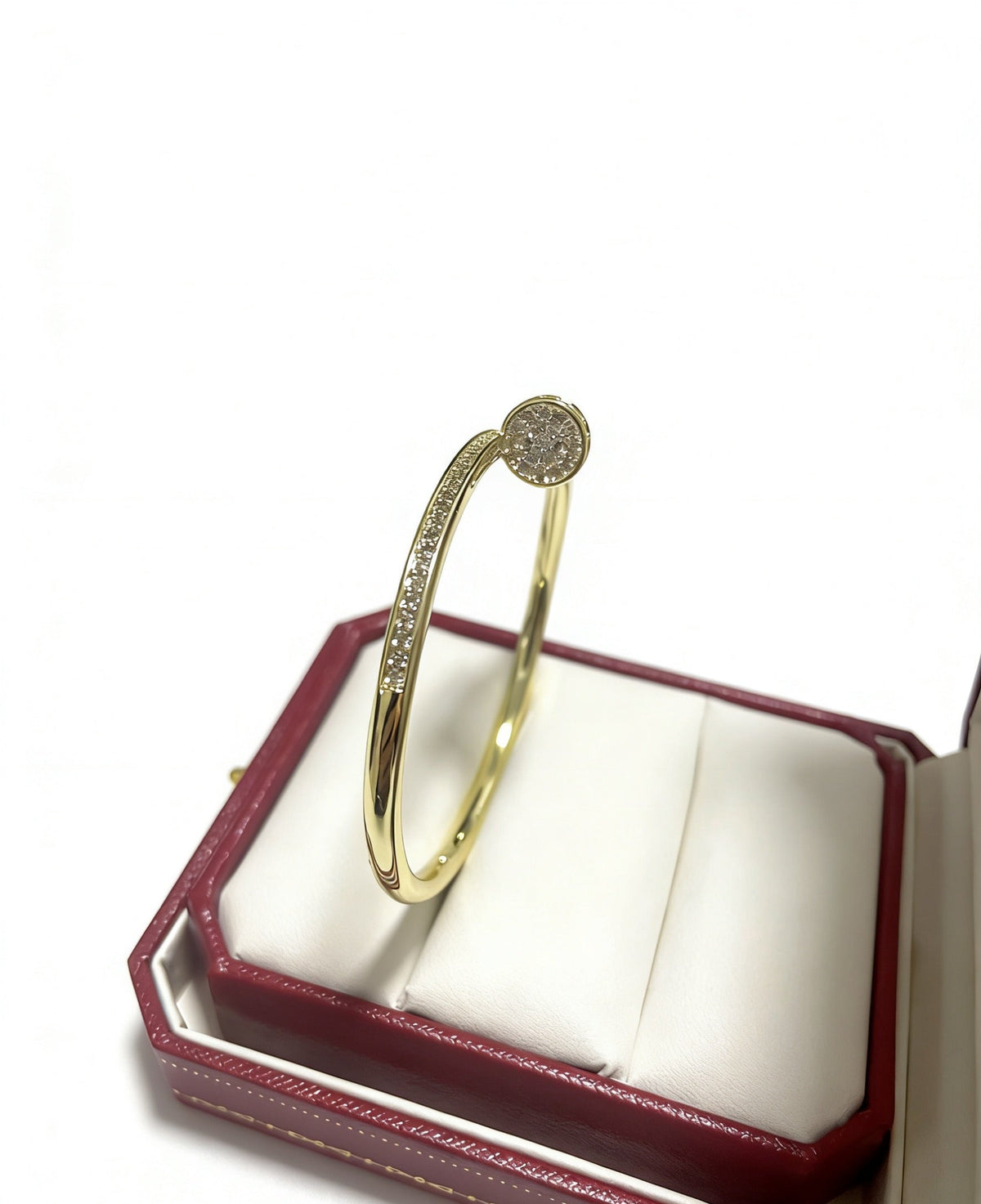 Martin Graham bracelet in polished metal-tone – side detail