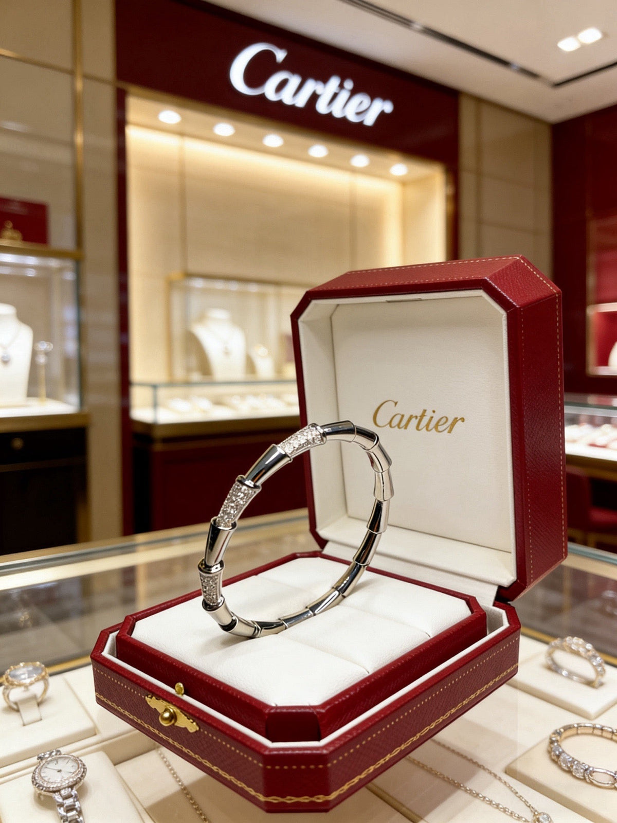 Martin Graham bracelet in polished metal-tone – side detail
