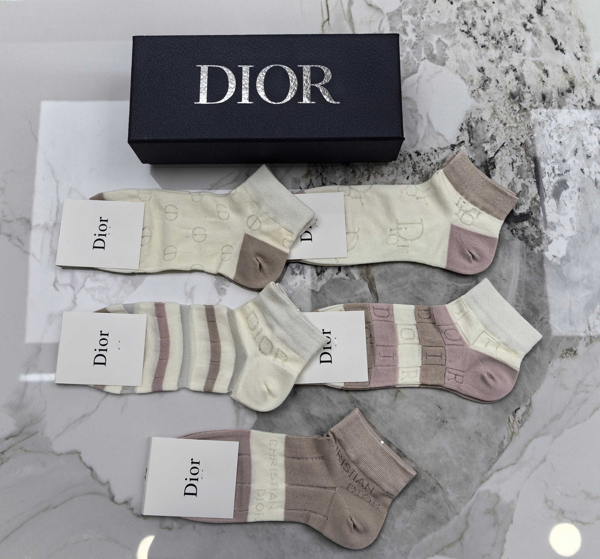 Dior Socks – 5-Pair Pack