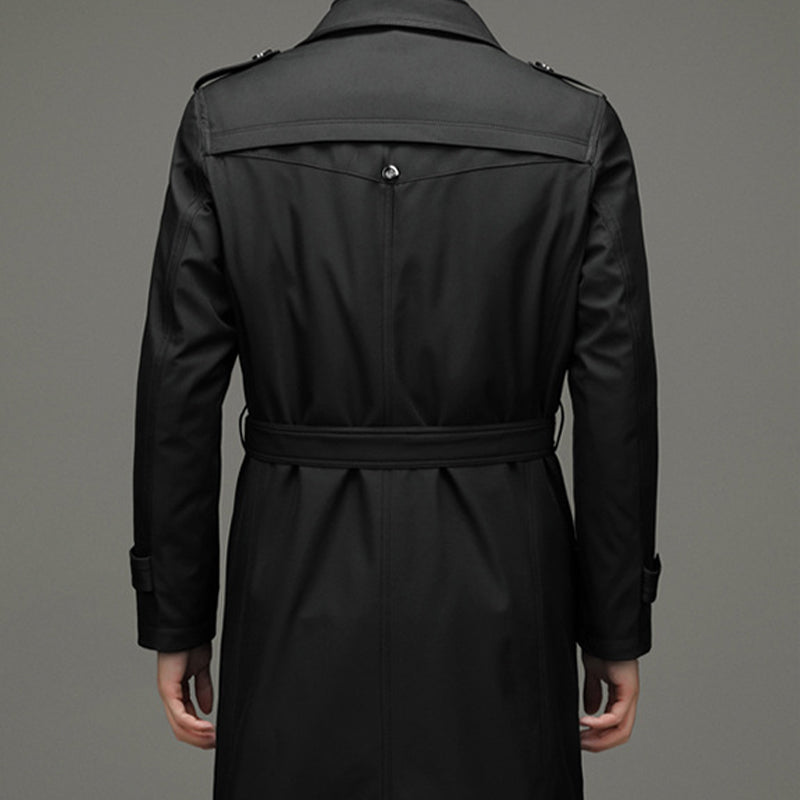 🎅Pre-Xmas Specials🎄Men's Casual Zippered Lapel Trench Coat Clothing &