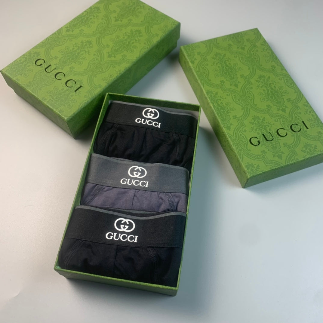 Gucci Small Emblem Men's Briefs - 3-Piece Box