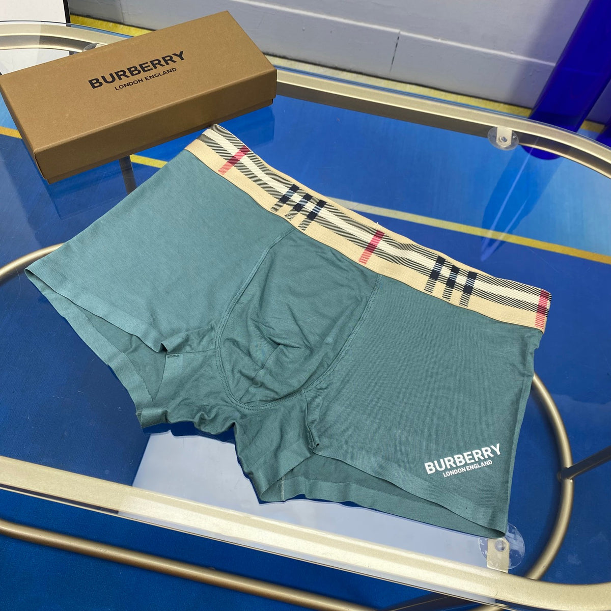 Burberry Modal Seamless-Cut Men's Boxer Briefs - 3-Piece Box