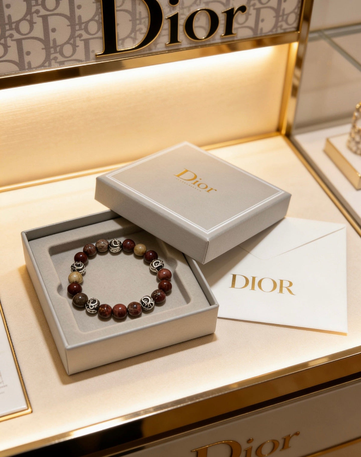 Martin Graham bracelet in polished metal-tone – side detail