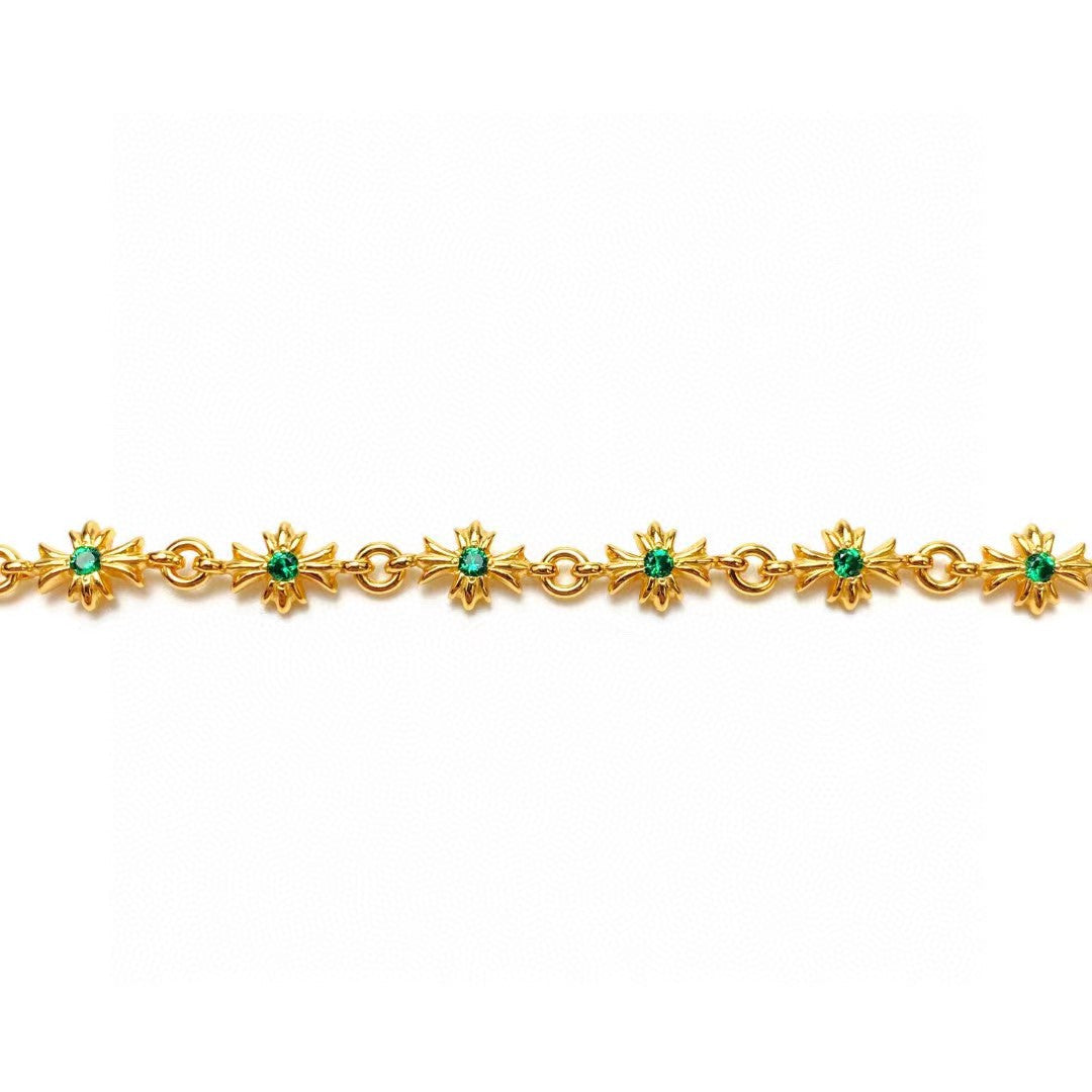 Martin Graham bracelet in polished metal-tone – side detail