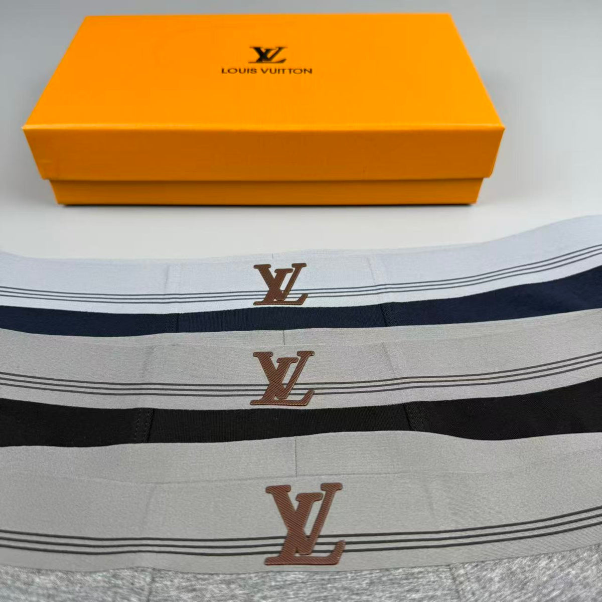 Louis Vuitton Cotton Men's Boxer Briefs - 3-Piece Box