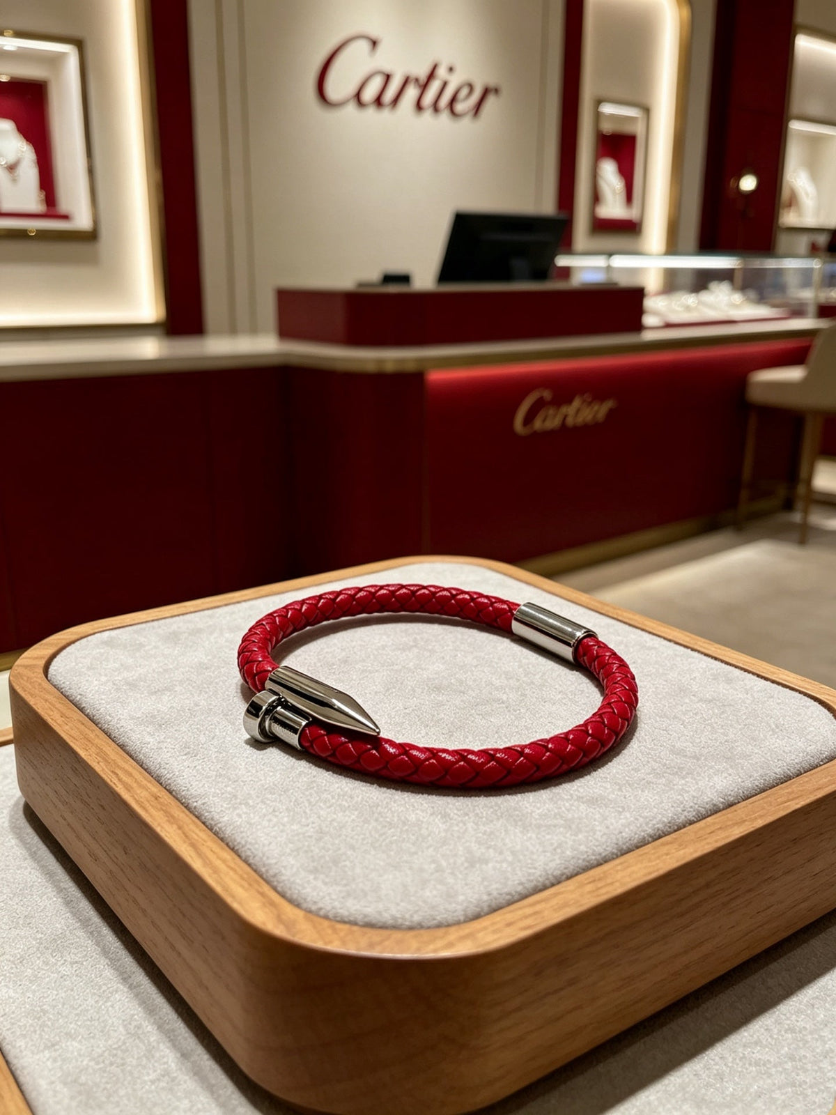 Martin Graham bracelet in polished metal-tone – side detail