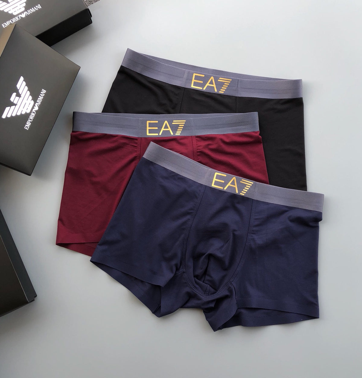 Armani Ea7 Men's Boxer Briefs - 3-Piece Box
