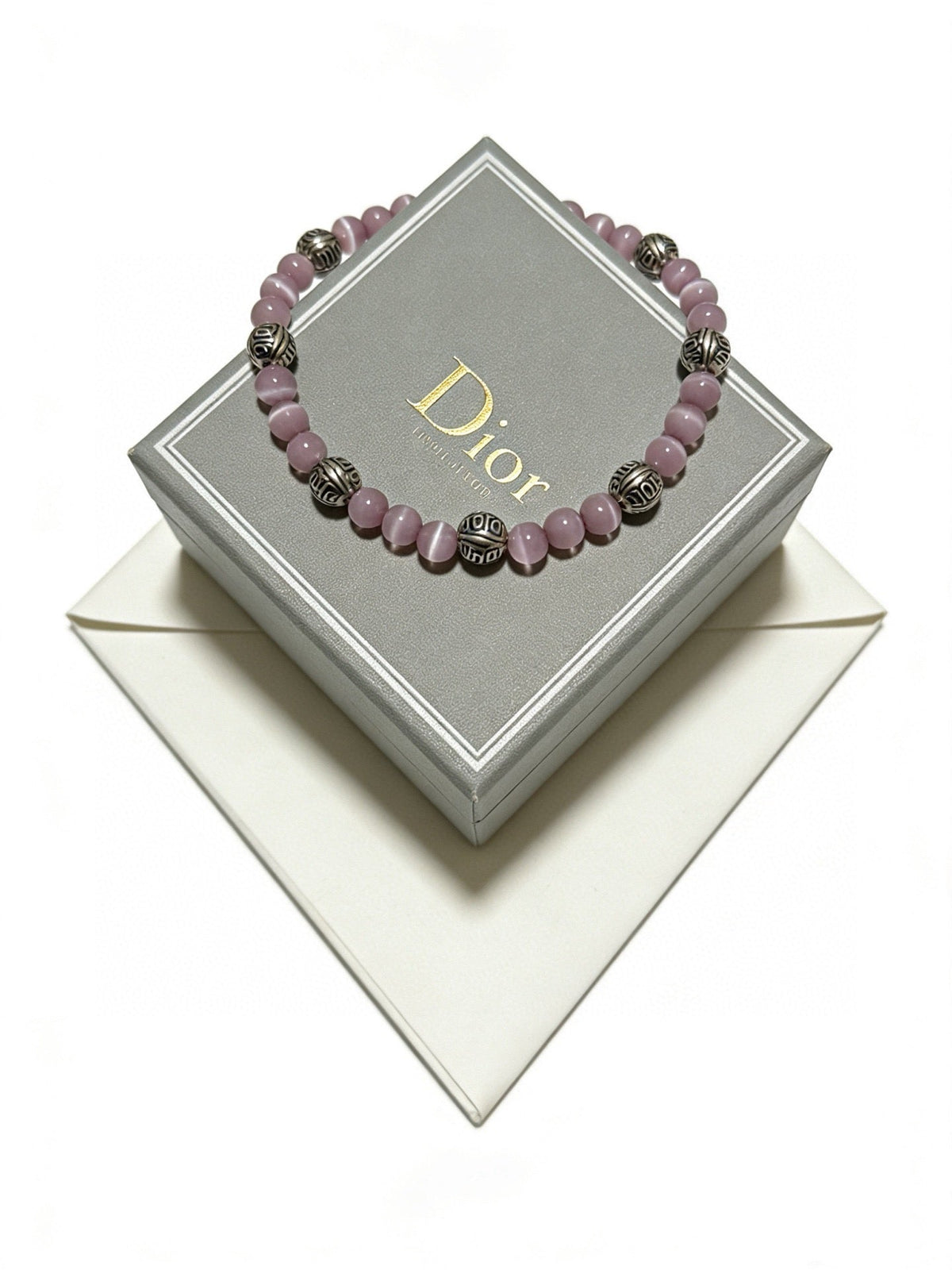 Martin Graham bracelet in polished metal-tone – side detail