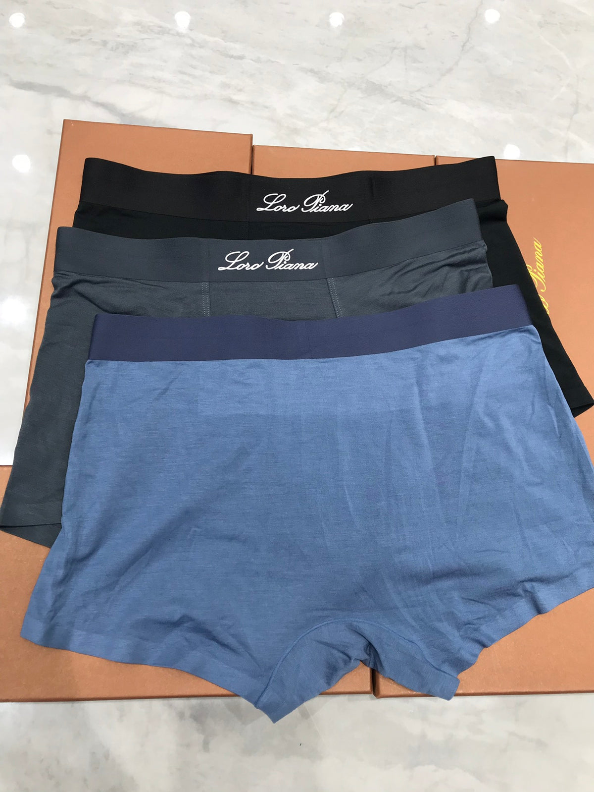 Unbranded Modal Breathable Men's Boxer Briefs – 3-Pack