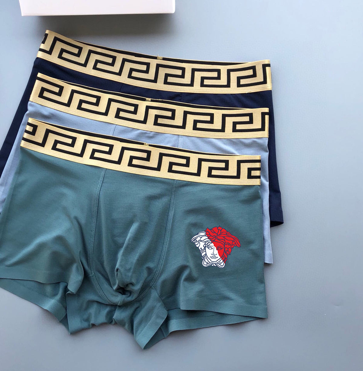 Versace Modal Breathable Seamless Men's Boxer Briefs – 3-Pack