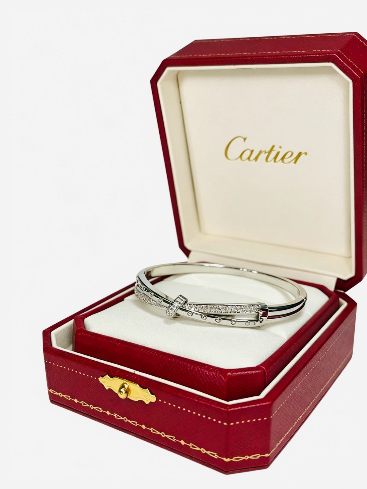 Martin Graham bracelet in polished metal-tone – side detail