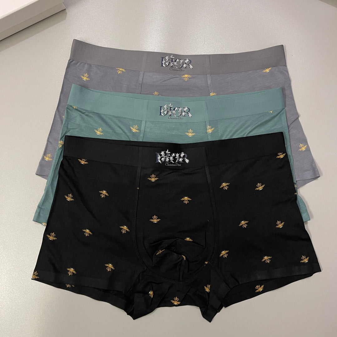 Dior Modal Men's Boxer Briefs - 3-Piece Box - Sizes L-XXXL