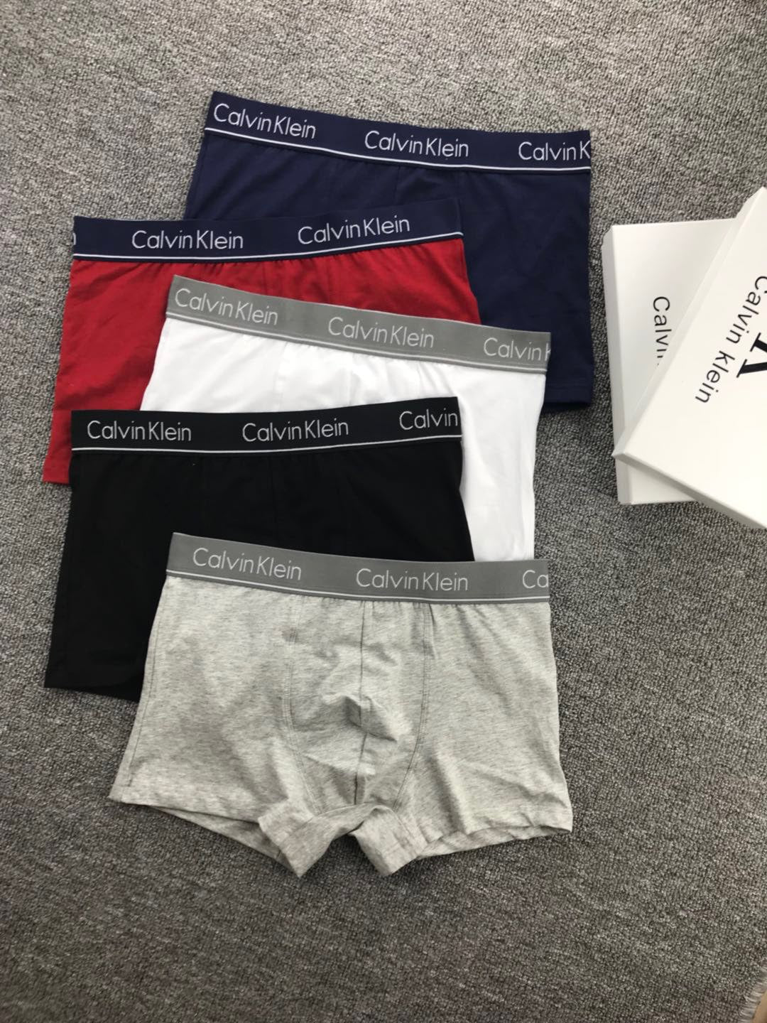 Calvin Klein Classic Logo Boxer Briefs - Box of 3