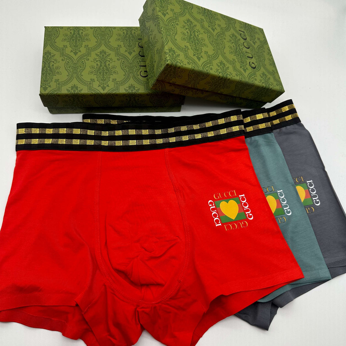 Gucci Men's Boxer Briefs - 3-Piece Box