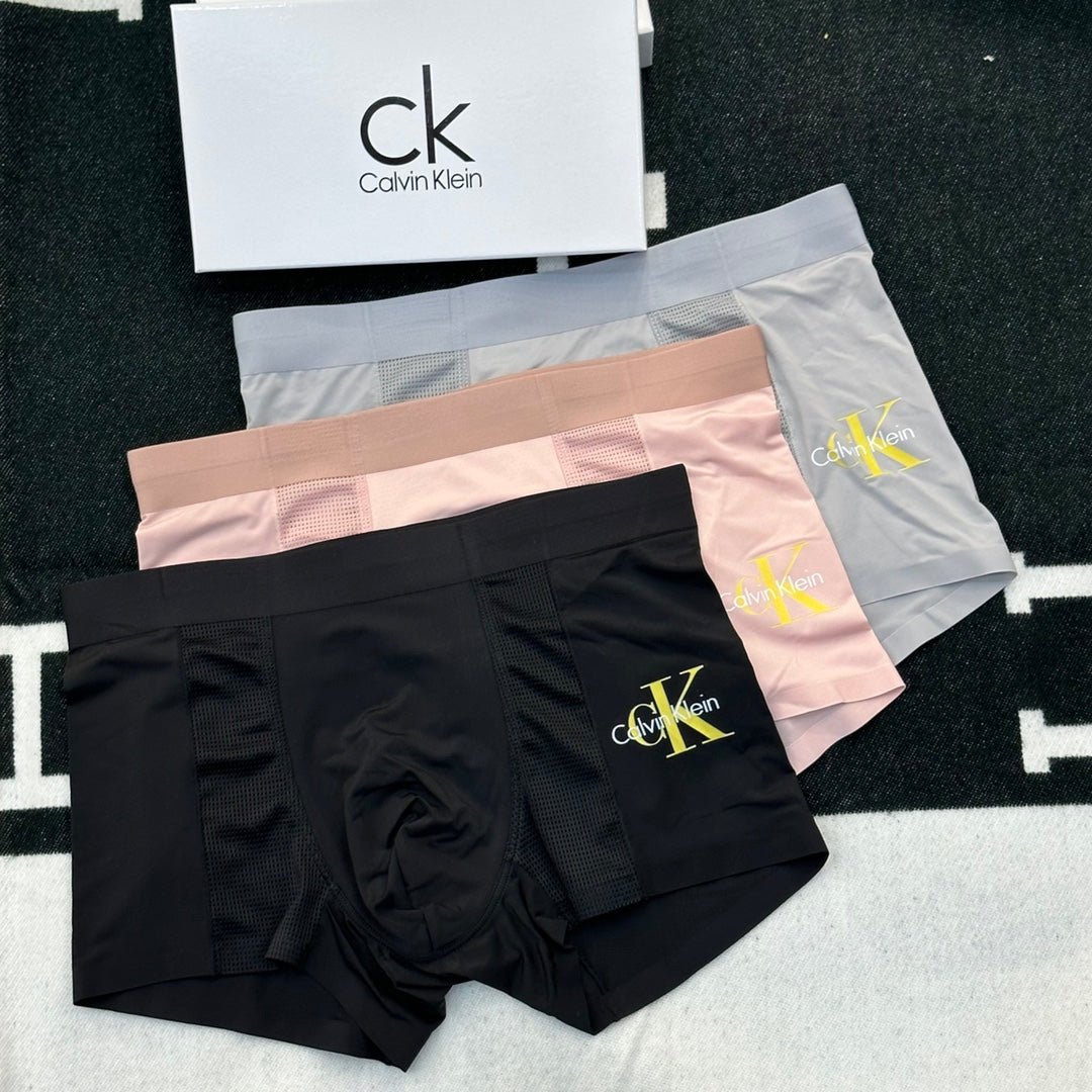 Calvin Klein Gold-Tone Monogram Men's Boxer Briefs