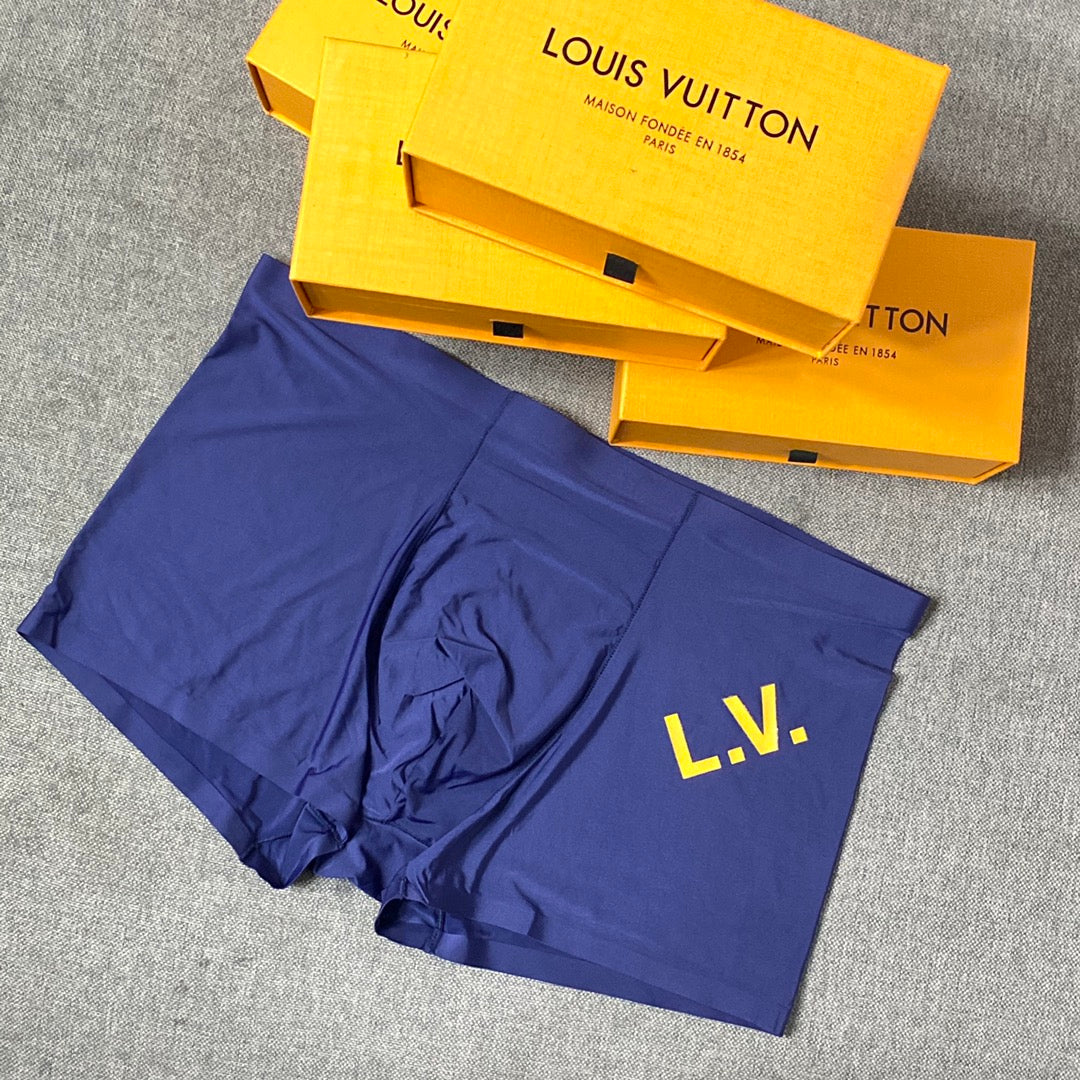 Louis Vuitton Ice-Silk Men's Boxer Briefs - 3-Piece Box - Sizes L-XXXL