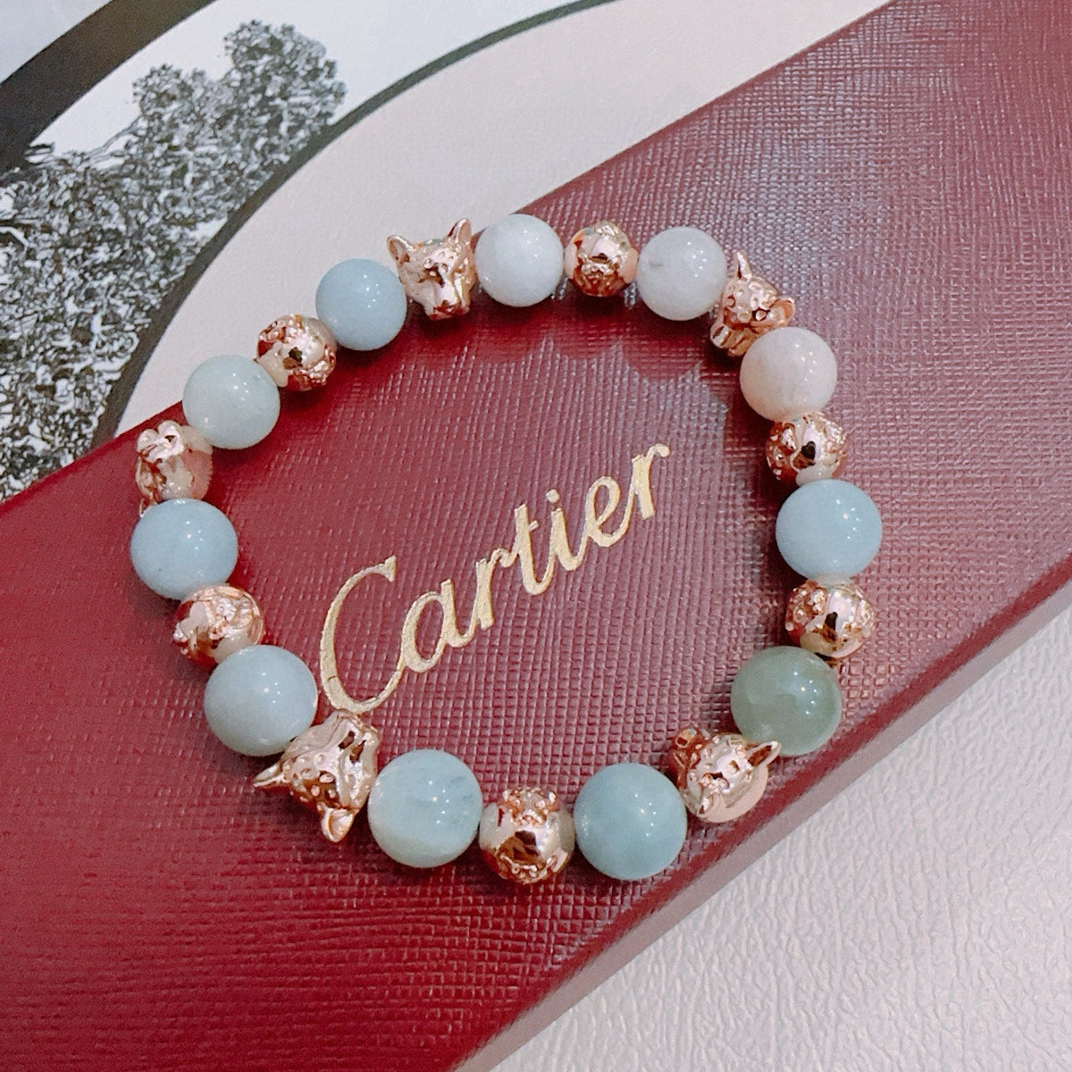 Martin Graham bracelet in polished metal-tone – side detail