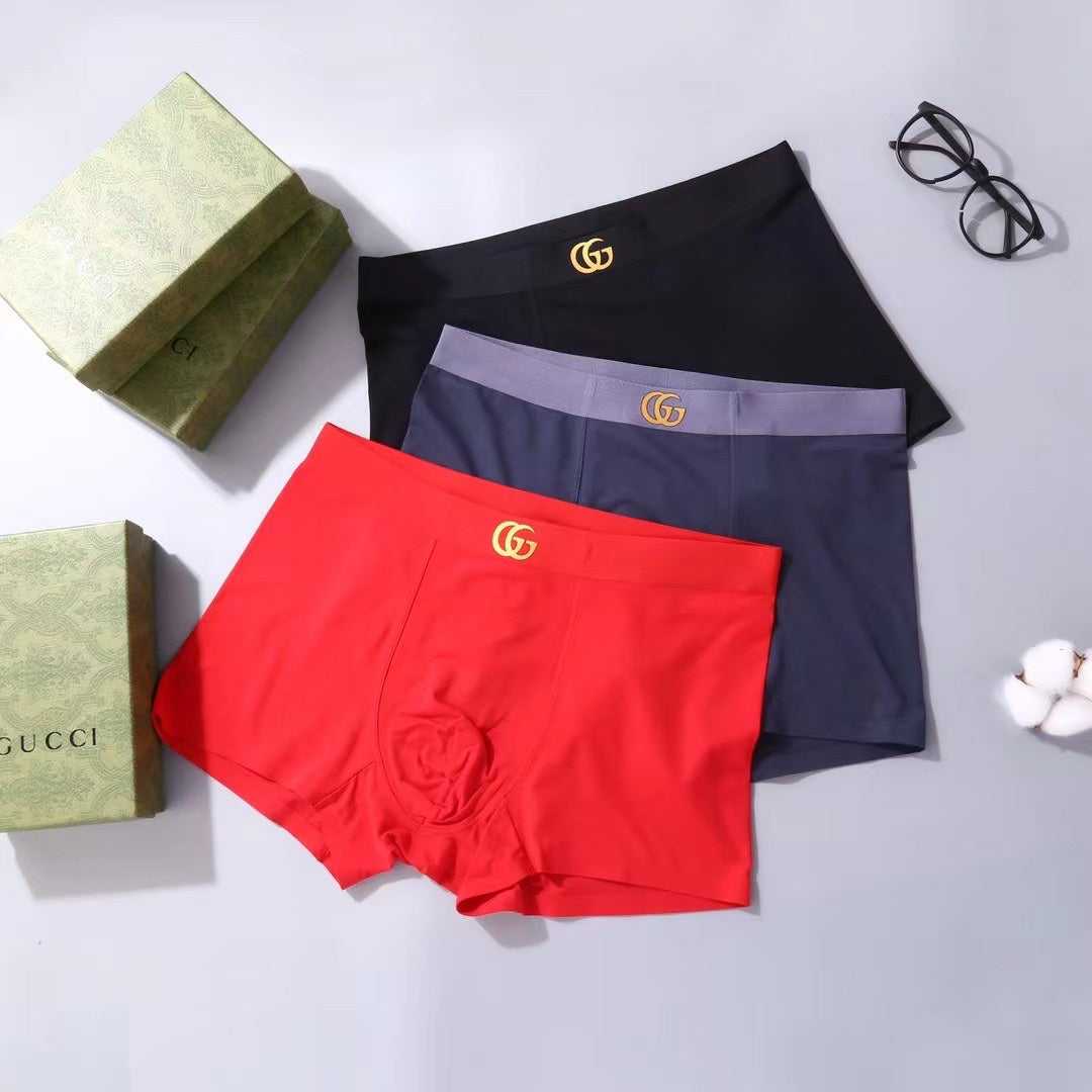 Gucci Small Emblem Men's Boxer Briefs - 3-Piece Box