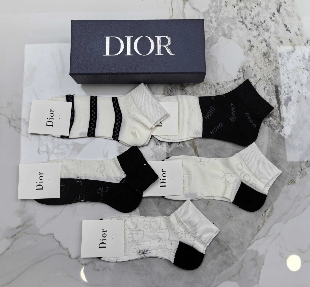 Dior Modal Socks – 5-Pair Pack