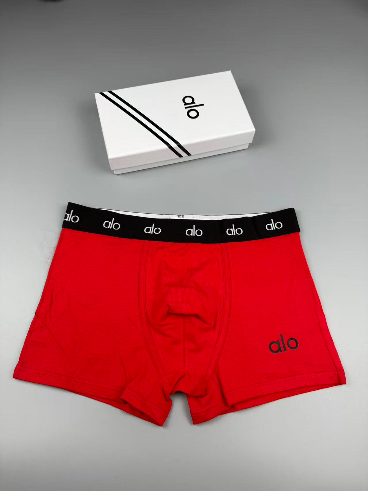 Alo Cotton Men's Boxer Briefs - 3-Piece Box