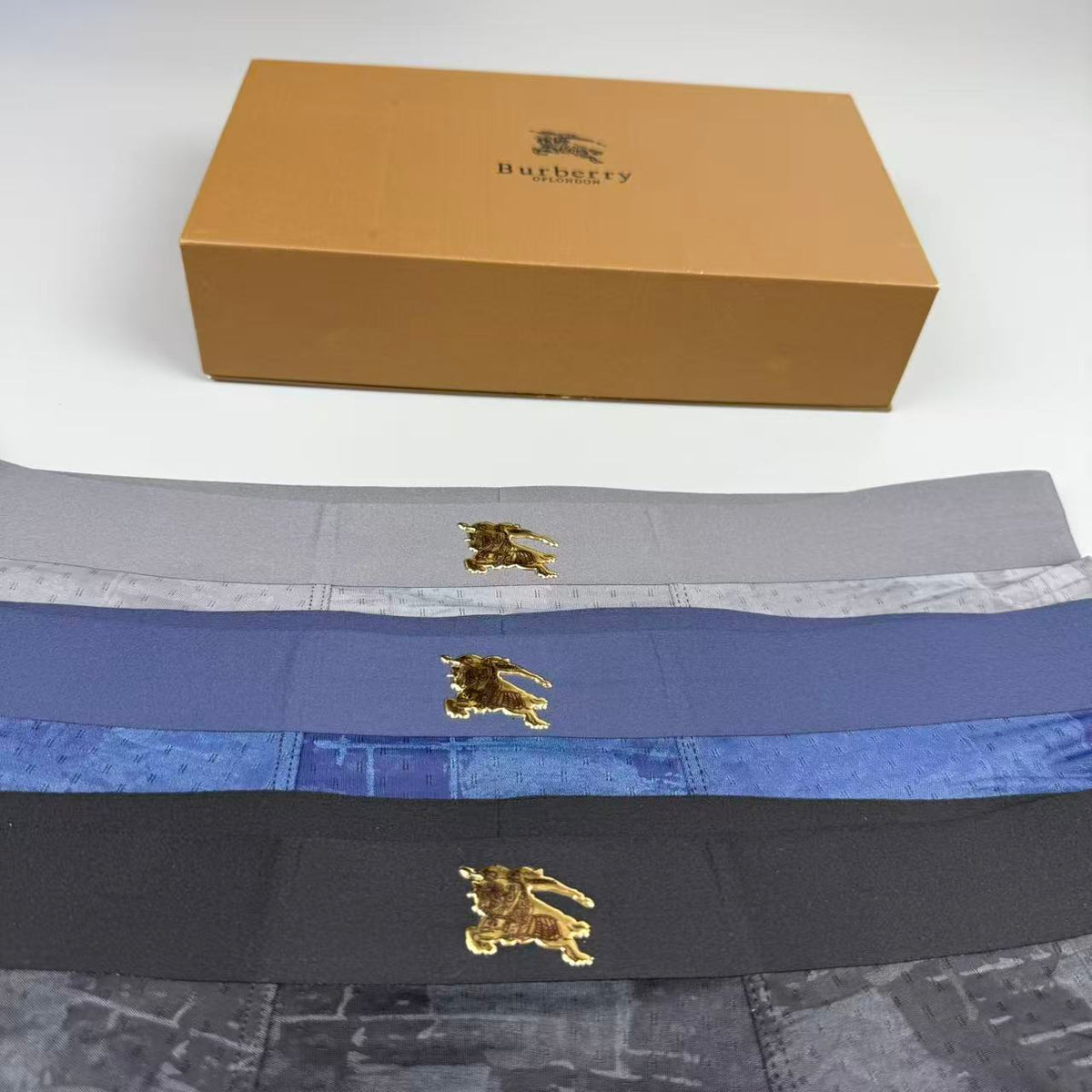 Burberry Men's Boxer Briefs - 3-Piece Box