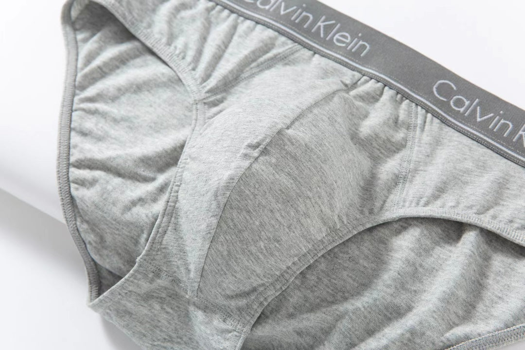 Calvin Klein Embroidered Logo Men's Briefs - 3-Piece Box