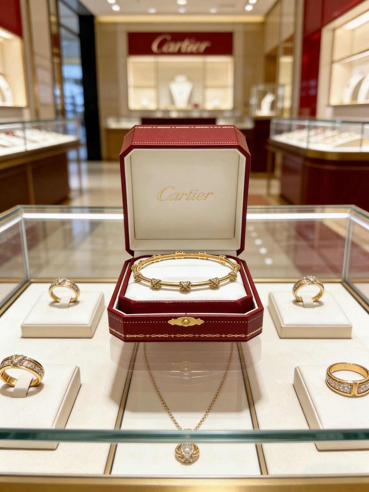 Martin Graham bracelet in polished metal-tone – side detail