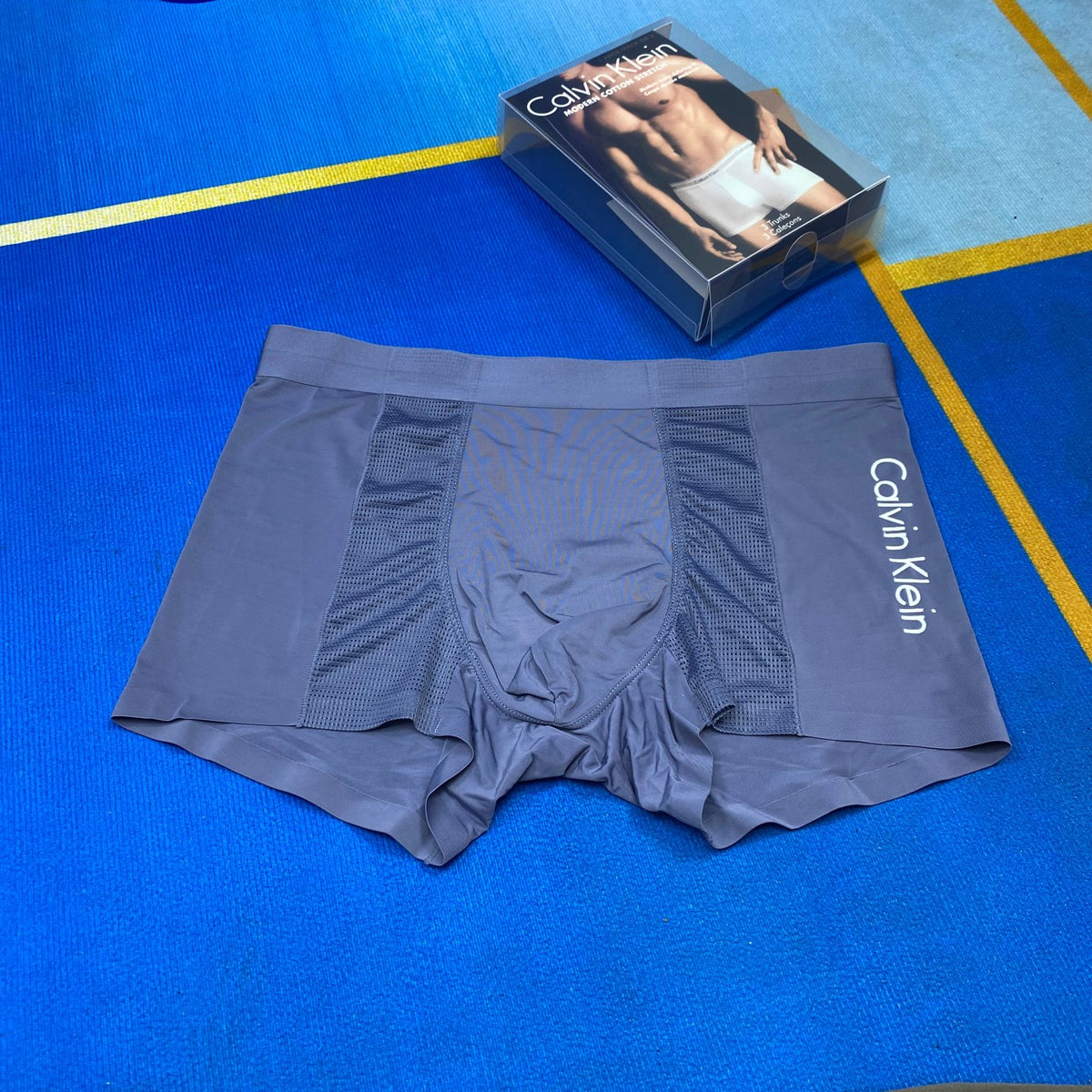 Calvin Klein Streamlined Waistbands Men's Boxer Briefs - 3-Piece Box